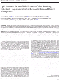 Cover page: Lipid Profiles in Patients With Ulcerative Colitis Receiving Tofacitinib—Implications for Cardiovascular Risk and Patient Management