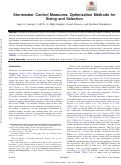 Cover page: Stormwater Control Measures: Optimization Methods for Sizing and Selection