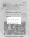 Cover page: PATTERNS OF UNITED STATES MORTALITY FOR TEN SELECTED CAUSES OF DEATH