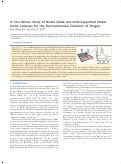 Cover page: In Situ Raman Study of Nickel Oxide and Gold-Supported Nickel Oxide Catalysts for the Electrochemical Evolution of Oxygen