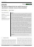 Cover page: The effects of dispersal and river spatial structure on asynchrony in consumer–resource metacommunities