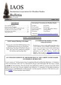 Cover page of IAOS Bulletin 69