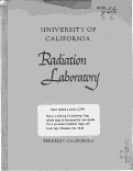 Cover page: The Metabolism of Americium in the Rat