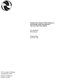 Cover page: Demand and Consumer Welfare Impacts of International Airline Liberalization: The Case of the North Atlantic