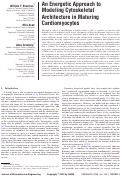 Cover page: An Energetic Approach to Modeling Cytoskeletal Architecture in Maturing Cardiomyocytes.