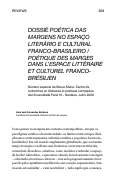 Cover page: Dossiê poética das margens no espaço literário e cultural franco-brasileiro
