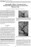 Cover page: Angiographic evidence of aneurysm neck healing following endovascular treatment with bioactive coils.