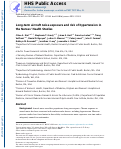 Cover page: Long-term aircraft noise exposure and risk of hypertension in the Nurses Health Studies.