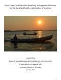 Cover page: Pesca Limpia en El Salvador: Examining Management Measures for the Use of Artificial Reefs in the Bay of Jiquilisco