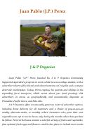 Cover page: Juan Pablo (J.P.) Perez: J&amp;P Organics