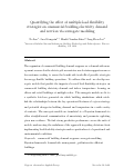 Cover page: Quantifying the effect of multiple load flexibility strategies on commercial building electricity demand and services via surrogate modeling