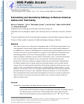 Cover page: Externalizing and internalizing pathways to Mexican American adolescents’ risk taking