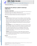 Cover page: Targeting the Ras pathway in pediatric hematologic malignancies.