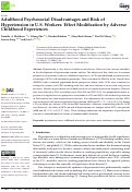 Cover page: Adulthood Psychosocial Disadvantages and Risk of Hypertension in U.S. Workers: Effect Modification by Adverse Childhood Experiences