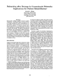 Cover page: Relearning after Damage in Connectionist Networks: Implications for Patient Rehabilitation