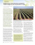 Cover page: Mediterranean clonal selections evaluated for modern hedgerow olive oil production in Spain