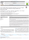 Cover page: Trust in health workers and patient-centeredness of care were strongest factors associated with vaccination for Kenyan children born between 2017-2022.