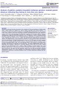 Cover page: Analyses of publicly available Hungatella hathewayi genomes revealed genetic distances indicating they belong to more than one species