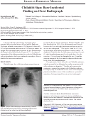 Cover page: Chilaiditi Sign: Rare Incidental Finding on Chest Radiograph