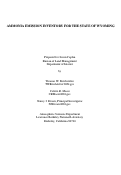 Cover page: Ammonia emisson inventory for the state of Wyoming