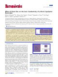 Cover page: Effect of Grain Size on the Ionic Conductivity of a Block Copolymer Electrolyte