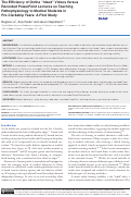 Cover page: The Efficiency of Online “Inked” Videos Versus Recorded PowerPoint Lectures on Teaching Pathophysiology to Medical Students in Pre-Clerkship Years: A Pilot Study