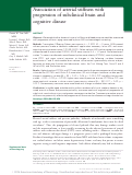 Cover page: Association of arterial stiffness with progression of subclinical brain and cognitive disease