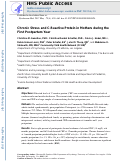 Cover page: Chronic Stress and C-Reactive Protein in Mothers During the First Postpartum Year