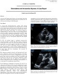 Cover page: Scleroderma and Intracardiac Myxoma: A Case Report