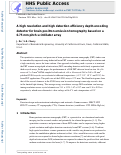 Cover page: A high resolution and high detection efficiency depth-encoding detector for brain positron emission tomography based on a 0.75 mm pitch scintillator array