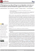 Cover page: A Bioluminescence-Based Drug Screen Identifies Activities of Fexinidazole and Its Metabolites against Helicobacter pylori