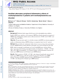 Cover page: Ibudilast attenuates peripheral inflammatory effects of methamphetamine in patients with methamphetamine use disorder