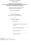 Cover page: Attuning to the Pluriverse: Documentary Filmmaking Methods, Environmental Disasters, &amp; The More-Than-Human