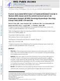 Cover page: Factors Associated With Grade 3 or 4 Treatment-Related Toxicity in Women With Advanced or Recurrent Cervical Cancer