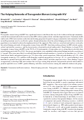Cover page: The Helping Networks of Transgender Women Living with HIV