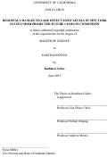Cover page: Regional Changes to Lake Effect Snow Levels in New York State Under Projected Future Climate Conditions