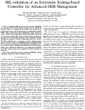 Cover page: HIL-validation of an Extremum Seeking-based Controller for Advanced DER Management