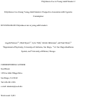 Cover page: Polytobacco use among young adult smokers: prospective association with cigarette consumption