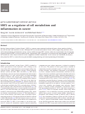 Cover page: NRF2 as a regulator of cell metabolism and inflammation in cancer