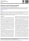 Cover page: Abiraterone-Induced Endocrinopathies.