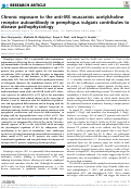 Cover page: Chronic exposure to the anti-M3 muscarinic acetylcholine receptor autoantibody in pemphigus vulgaris contributes to disease pathophysiology