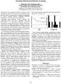 Cover page: Attention Allocation in Inference Learning