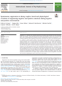 Cover page: Spontaneous suppression in dating couples: Social and physiological correlates of suppressing negative and positive emotions during negative and positive conversations.