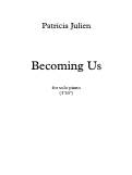 Cover page: Becoming Us