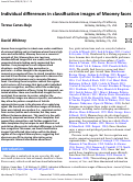 Cover page: Individual differences in classification images of Mooney faces.