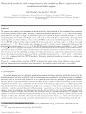 Cover page: Error estimates of numerical methods for the nonlinear Dirac equation in the nonrelativistic limit regime