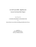 Cover page: CAL/APT Goal LLPRS--Rigid Phase III: Concrete Test Section 516CT Report