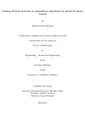 Cover page: Utilizing Problem Structure in Optimization Algorithms for Model Predictive Control