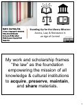 Cover page of Standing Up for the Library Mission: Access, Law, and Resistance in an Age of Control