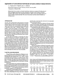 Cover page: Application of coincidence techniques to fusion product measurements